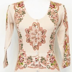 Boston Proper Unique Light Pink Sweater NWT